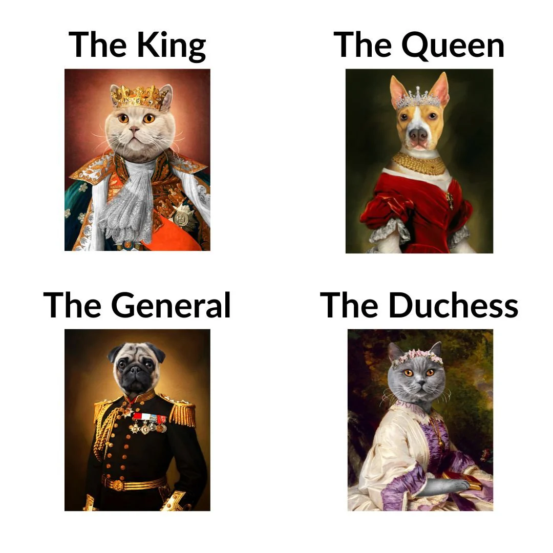 The Duchess - Renaissance Pet Portrait - Image 7