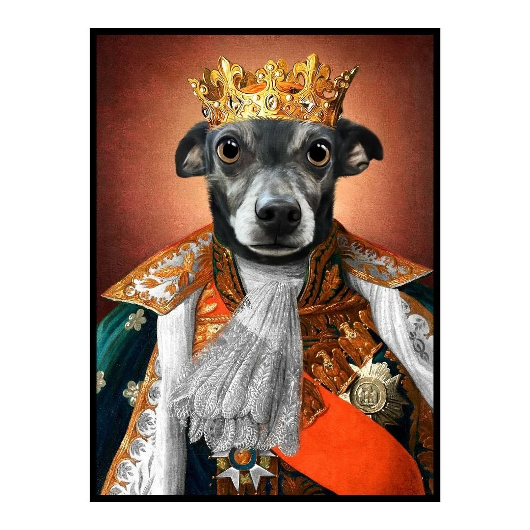 The King - Renaissance Pet Portrait - Image 11