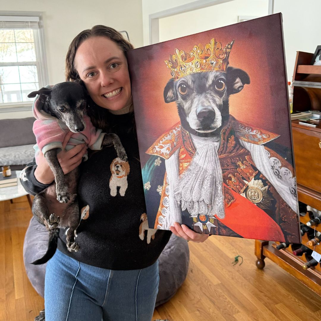 The King - Renaissance Pet Portrait - Image 3